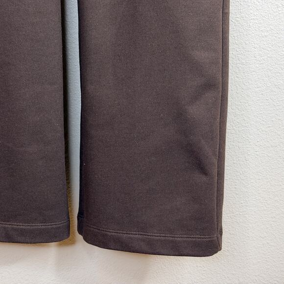 Ralph Lauren Active Sweatpants Womens Small Chocolate Brown Pockets Straight Leg - Picture 4 of 6